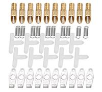 Set de 10 Piezas Niple Bebedero Automático de Acero Inoxidable, para Conejo, Rata y Hurón, Diseño Pato - Seguro y Saludable, Fácil Instalación, Sin Derrames para Mascotas (Pico de Pato Blanca)