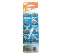 Set de 10 pilas alcalinas de botón para reloj, modelo AG13 (G13, SR44, LR44, A76, V13GA, PX76A 357)