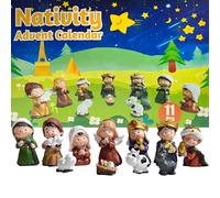 Set de 11 piezas de figuras del , estatuilla de mesa del de Jesús, decoración de Navidad y Halloween