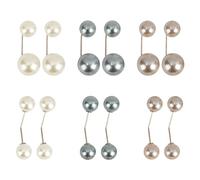 Set de 12 Broches de Perlas y Cristal para Mujeres - Clips Elegantes para Decoración de Ropa, Suéteres, Bufandas y Vestidos - Accesorios de Moda para Mujeres y Chicas