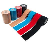 Set de 12 cintas kinesiológicas de colores axion | Vendaje resistente al agua y al sudor | Cinta adhesiva deportiva para un soporte muscular para los ejercicios