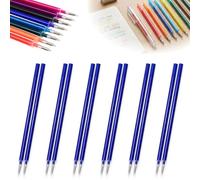 Set de 12 Minas Recargables Borrables Azul, Recambio Boli Borrable, Compatibles con Bolígrafo Legami, Punta 0,7 mm, Tinta Termoborrable, Fáciles de Borrar, Ideal para Escuela y Oficina