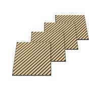 Set de 12 paneles acústicos vang 3d 4,32 m² lamas diagonales - roble [neu.holz]