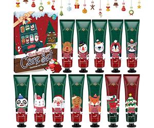 Set de 12 PCS Crema de Manos y Pies - Set de Regalo para Mujer Crema Hidratante Reparadora con Fragancias Rápida Absorción para Manos Secas - Regalo para Navidad Acción de Gracias