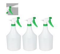 Set de 12 pulverizadores 1 litro, Bote spray, Botella pulverizador agua, Verde