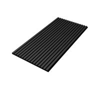 Set de 12x paneles de pared vang acústico mdf 120x60x2cm (8,64 m²) - roble gris [neu.holz]