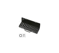 SET DE 15 PIEZAS DE IMPACTO CON 12 VASOS LARGOS DE 1/2" HEXAGONALES + ADAPTADORES