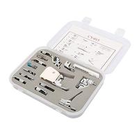 Set de 15 Piezas de Prensatelas, Kit de Accesorios de Máquina de Coser Compatible con Brother, Singer, Universal para Proyectos DIY y Artesanías