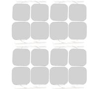 Set de 16 electrodos tens ems para electroestimulador TENS EMS | Parches adhesivos tens ems cuadrados de 5x5cm | Almohadillas tens ems adhesivas FOAM