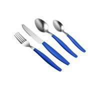 Set de 16 Pzs Cubiertos en acero inoxidable color Azul San Ignacio