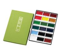 Set de 18 acuarelas japonesas Kuretake MC20/18V para escritura