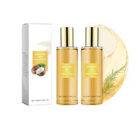 Set de 2 aerosoles corporales de vainilla y coco de fruta de la pasión, perfume veraniego, fusión tropical de vainilla y coco, 24 horas de frescura duradera, spray aromático diario para mujeres