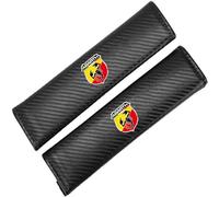Set de 2 Almohadillas para Cinturón de Seguridad para Abarth 595 Abarth 500 Abarth 124 Spider, Protector Cinturon Coch Almohadillas para Cinturón de Seguridad de Coche