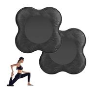 Set de 2 Almohadillas Rodilleras Yoga 18x18 cm,Mini Esterilla Yoga Antideslizante,para Protección de Rodillas Codos Tobillos y Muñecas,Accesorios Fitness para Yoga Pilates Estiramientos y Viaje
