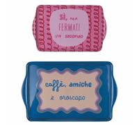 Set de 2 bandejas de melamina, More Amor