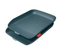 Set de 2 Bandejas Porta Documentos Leitz Cosy A4 Gris