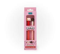 Set de 2 bolis borrables Bo-Bo para parejas - Bolígrafo borrable con mensajes - Mr. Wonderful - Regalo romántico original