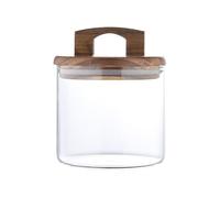 Set de 2 botes bergner 2 piezas 350 ml 500 ml transparente 21.5 cm