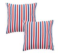 Set de 2 cojines 40x40cm 100% algodón 300gsm rayas yale el ganso 40 cm