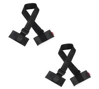 Set De 2 Correas De Portador De Esquí Ajustables, Correas De Hombro con Cinta De Sujeción Amortiguada Y Anillo De Tracción para Un Transporte Fácil De Esquís Y Bastones, para Actividades En La Nieve