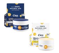 :Set de 2 Cremas Cien Q10 Antiarrugas Noche y Día con Vitamina E - 50 ml