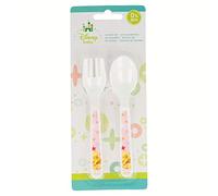 SET DE 2 CUBIERTOS PP WINNIE BABY ROSA READY TO PLAY
