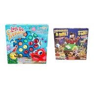 Set de 2 juegos: VAMOS A PESCA + GASTÓN CABEZÓN - Juegos de Mesa, Acción, Habilidad y Velocidad para Niños - Nuevo Set de Juego - Juega en Familia o Amigos - 2+ jugadores - 5+