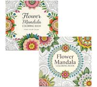 Set de 2 Libros de Mandalas para Colorear Adultos - 48 Diseños Anti-Estrés para la Creatividad, la Práctica Espiritual y el Mindfulness-B