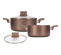 Set de 2 Marmitas Arthur Martin Aluminio Antiadherente 20 y 24 cm Inducción