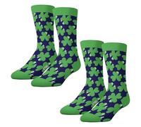 Set de 2 Pares de calcetines largos Lucky Socks diseño tréboles 36-40