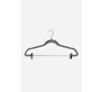 SET DE 2 PERCHAS DE TERCIOPELO CON PINZA 45X0,5X25 cm - DOS COLORES - COLOR: GRIS