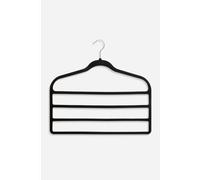 SET DE 2 PERCHAS TERCIOPELO CON 4 COLGADORES 45X0,5X42 cm - DOS COLORES - COLOR: NEGRO