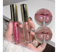 Set de 2 piezas: de labios hidratante y rellenador con , humectante y nutritivo, versátil para superponer, labios voluminosos de vidrio con acuático con