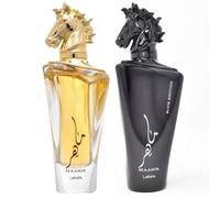Set de 2 piezas Lattafa Maahir unisex (Eau de Parfum en spray Maahir de 100 ml + Eau de Parfum en spray Maahir Black Edition de 100 ml)