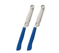 Set de 2 Piezas: Pelador y Rebanador Multifuncional - Cortador en Julianas 3 en 1 de Acero Inoxidable para Frutas y Verduras, Rebanador de Verduras Ajustable con Mecanismo de Resorte, Set de Utensilio