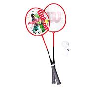 Wilson Badminton 2 PC Kit V2, Adultos Unisex, Rojo/Amarillo, G4 (3)