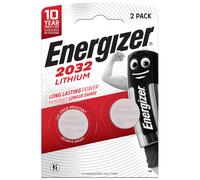 Set de 2 pilas Energizer de litio CR2032 cm