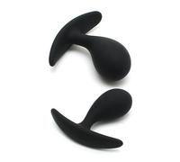 Set de 2 plugs anales anatómicos Copenhagen - Negro