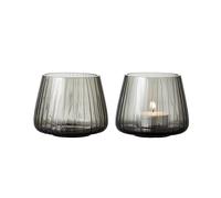 Set De 2 Portavelas De Vidrio Smoke Bitz Kusintha
