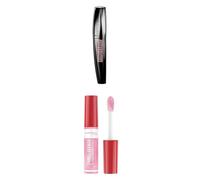 Set de 2 Rimmel London Wonder & Thrill Seeker - Máscara Bonding Black 001 + Gloss Brillante Pink Candy 10ml