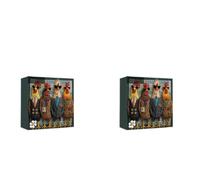 Set de 2 Rompecabezas Fora Adultos de 1000 Piezas, Rompecabezas Temáticos de Gallo, Desafiante y Divertido, Arte de Gallos Fora Decoración del Hogar, Regalos, Noches de Juego en Familia