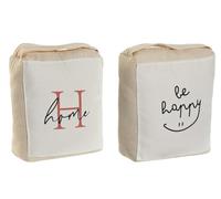 Set de 2 sujeta puertas para suelo original Home and Happy de tela/arena, topes de puerta decorativo