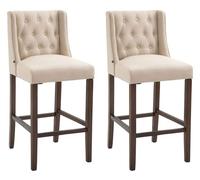 Set de 2 taburetes altos cassandra 56x51x111 cm