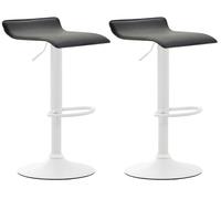 Set de 2 taburetes dyn v2 en simil cuero 39x36x63-84 cm