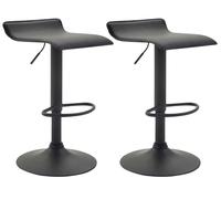 Set de 2 taburetes dyn v2 en simil cuero 39x36x63-84 cm