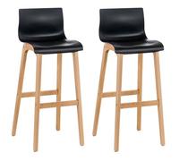 Set de 2 taburetes hoover ~ asiento de polipropileno 101x41x46 cm