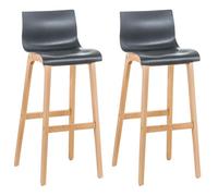 Set de 2 taburetes hoover ~ asiento de polipropileno 101x41x46 cm