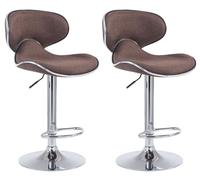 Set de 2 taburetes las vegas v2 en tela 49x46x88-108 cm