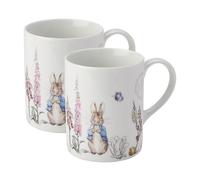 Set De 2 Tazas De Porcelana Peter Rabbit Clásico Stow Green - 350ml