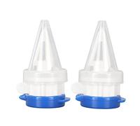 Set de 2 Vertedores para Botellas de Leche, Dispensador de Bebidas para Vino, C¨®cteles, Uso Dom¨¦stico y Bar